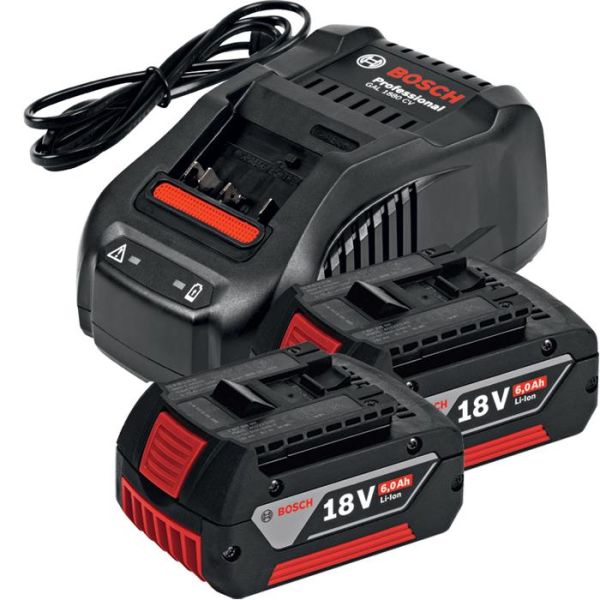 Ladepakke Bosch GAL 1880 CV 2st 18V 6,0Ah Li-ion