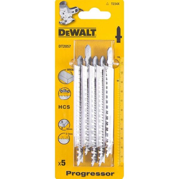 Stikksagblad Dewalt DT2059 5-pakning