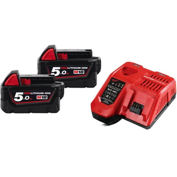 Latauspaketti Milwaukee M18 NRG-502