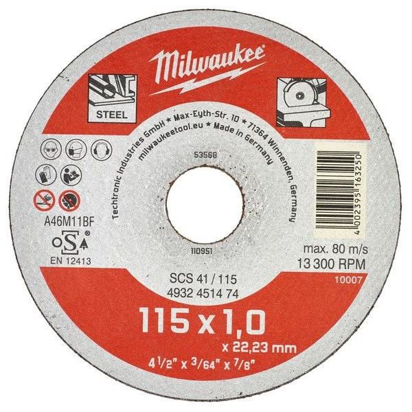 Kappskive Milwaukee SCS 41 Contractor 115x1 mm
