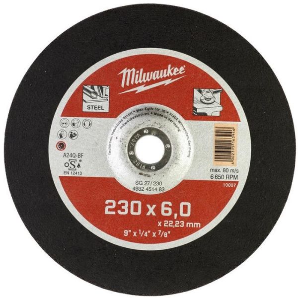 Kapskiva Milwaukee SG 27 Contractor 230x6 mm