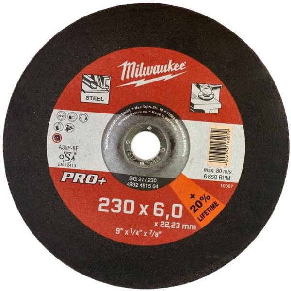 Kapskiva Milwaukee SG 27 PRO+ 230x6 mm