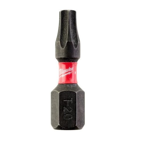 Ruuvikärjet Milwaukee SHOCKWAVE Impact Duty TX20 2 kpl:n pakkaus TX20 - 25 mm