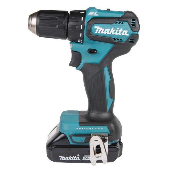 Borskrutrekker Makita DDF483RAJ med 2,0Ah-batterier og lader