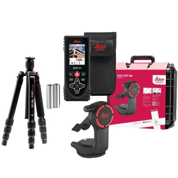 Produktbild Leica Disto X4 + DST 360 Avståndsmätarepaket