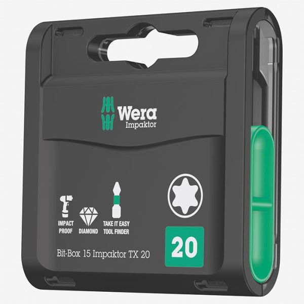 Bits Wera Impaktor TX30 15-pack Impaktor TX30