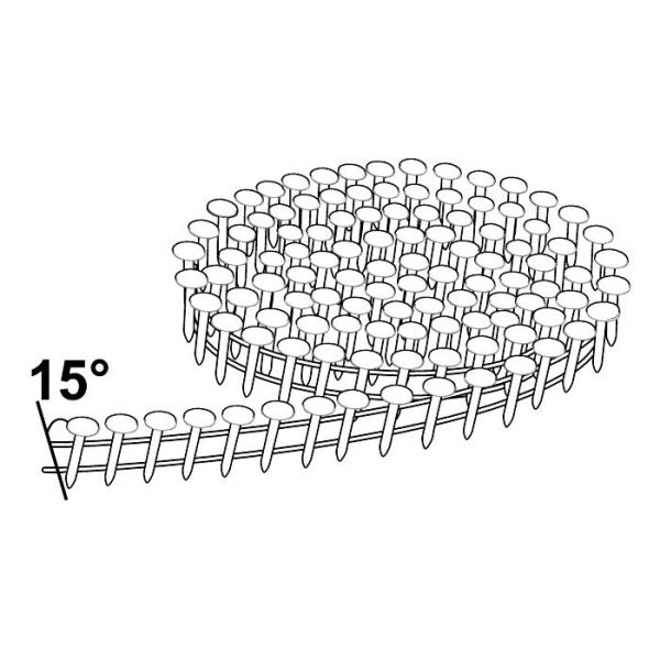ESSVE FZV Pappspik 15°, trådbandad, 7200-pack 3,0x19mm
