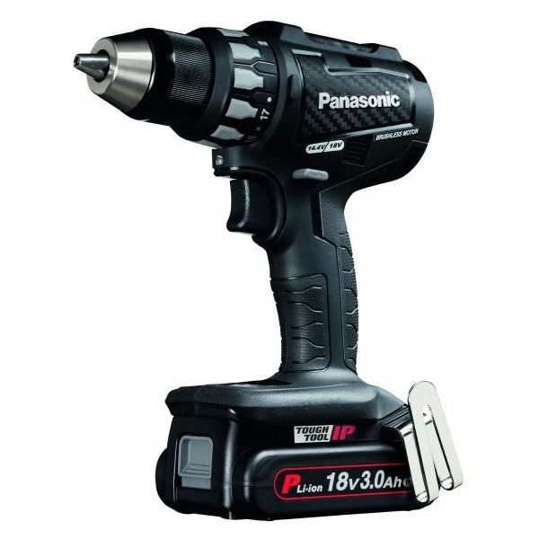 Borrskruvdragare Panasonic EY74A2PN2G32 med 3,0Ah batterier och laddare