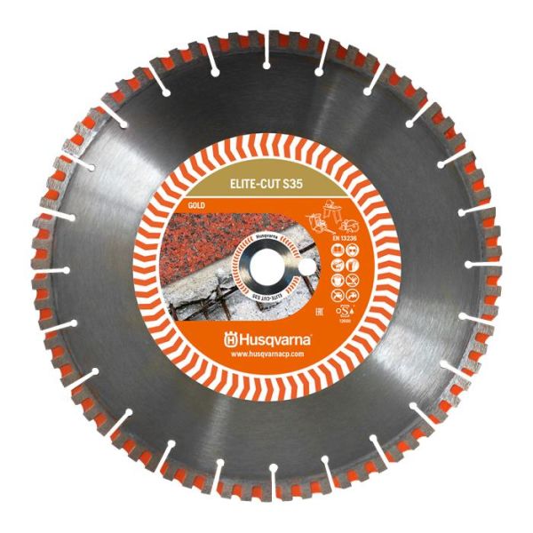 Diamantklinga Husqvarna 579811520 ELITE-CUT S35 350x25,4 mm