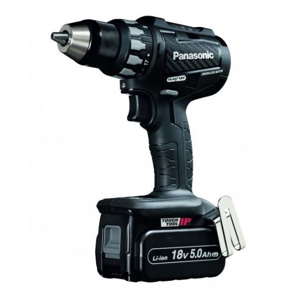 Borrskruvdragare Panasonic EY74A2LJ2G32 med 5,0Ah batterier och laddare