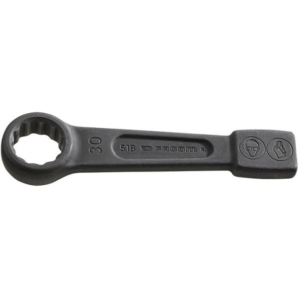 Slagringnyckel Facom 51B.27 brunerad polygon 27mm