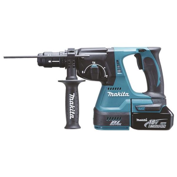 Borrhammare Makita DHR243RTJ med 5,0Ah batterier och laddare