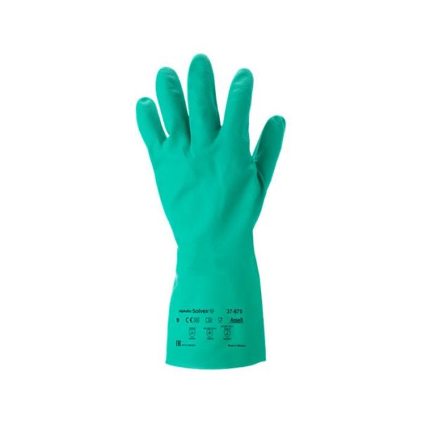 Handske Ansell Solvex Plus 37-675 Strl 7, Kemskydd, Nitril