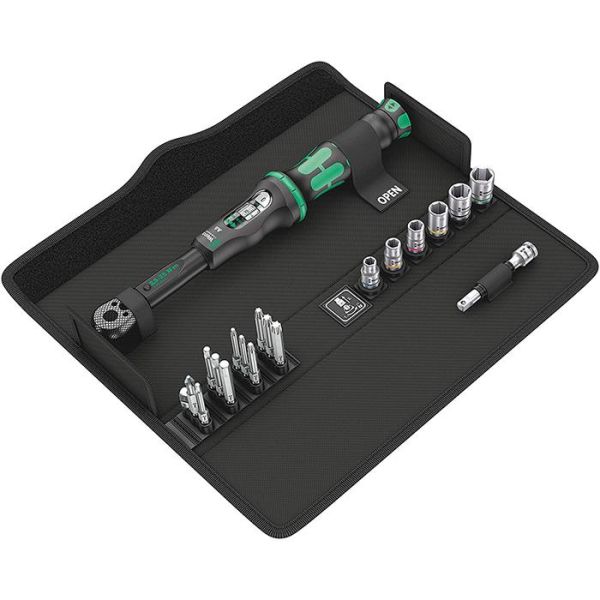 Momentnøkkel Wera Click Torque A6 set 1 med tilbehør og koffert