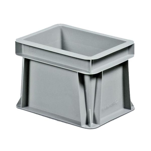 Transportkasse Schoeller Allibert Euroback 6496 grå, uten håndtakshull 200x150x145 mm