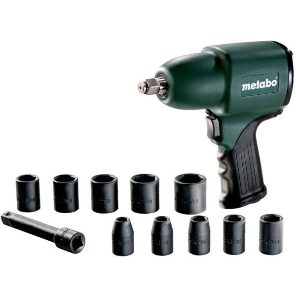 Slagskruvdragare Metabo DSSW 360 SET 1/2" med 10 hylsnycklar