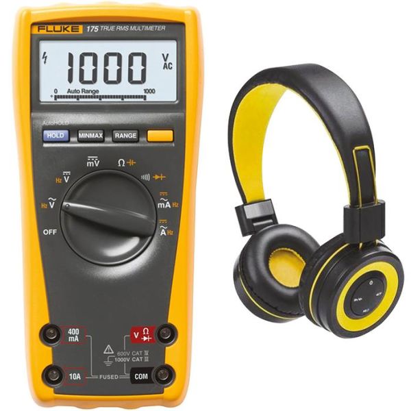 175 Fluke Multimeter med Bluetoothhörlurar Köp på
