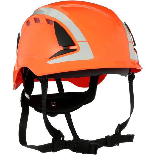 Skyddshjälm 3M SecureFit X5007V dubbla godkännande, ventilerad, reflex Orange
