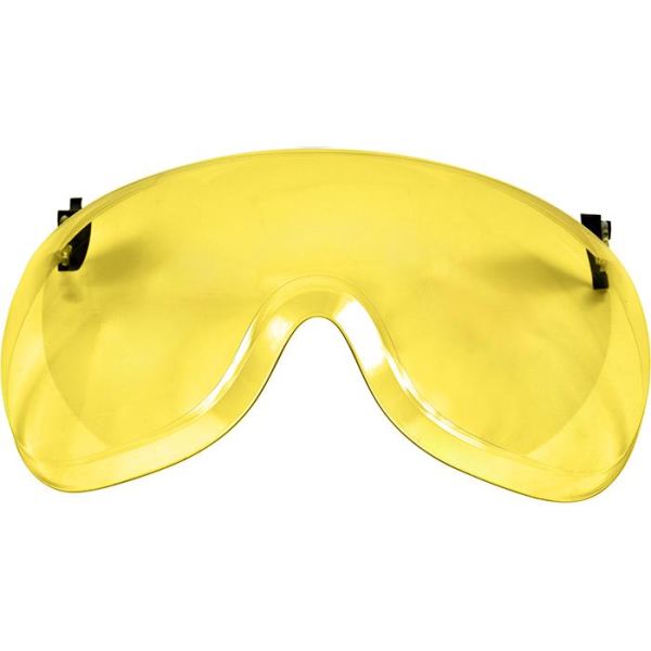 Kort visir 3M SecureFit X5-SV03-CE AS/AF, polykarbonat Gul