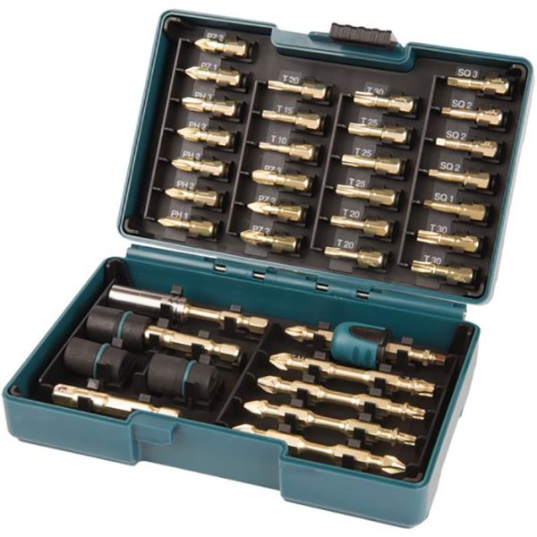 Ruuvikärkisarja Makita B-54536 38-osaa, TORX/PH/PZ