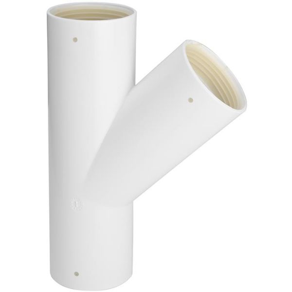 Grenrör Faluplast 3003054232 med gummitätning, 45 mm, 45°