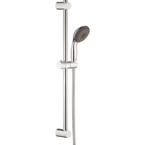 Duschset Grohe Vitalio Start 100 Ø 100 mm, 3-strålig, krom, 1,75 m slang