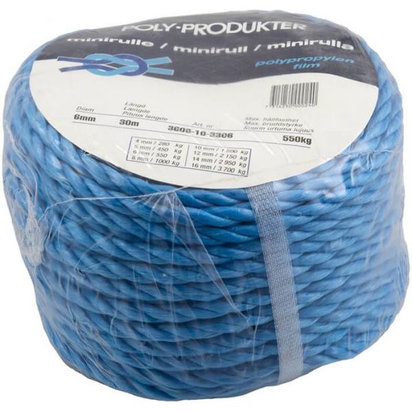Allroundrep Poly-Produkter 3606103306 3-slaget, 30 m