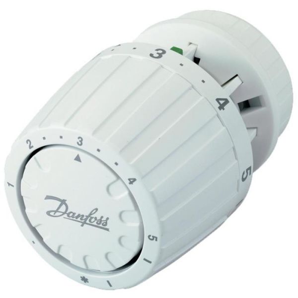 Regulatordel Danfoss RA 2990 vit, obegränsad, för villa