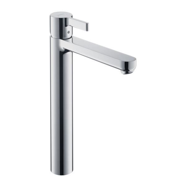 Tvättställsblandare Hansgrohe Metris S utan lyftventil, hög modell