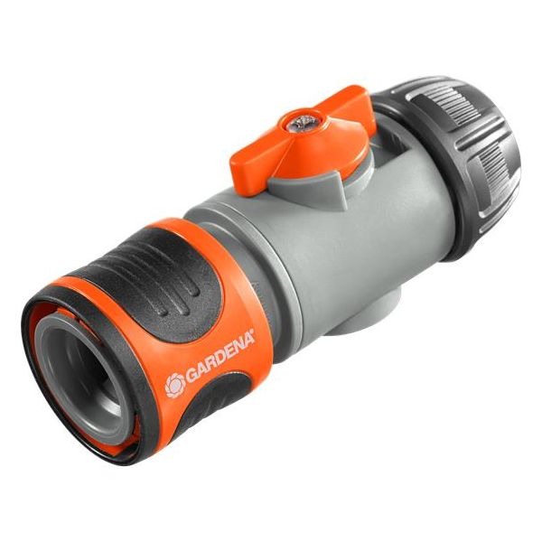 Slangekobling Gardena 2942 med reguleringsventil, 13 mm