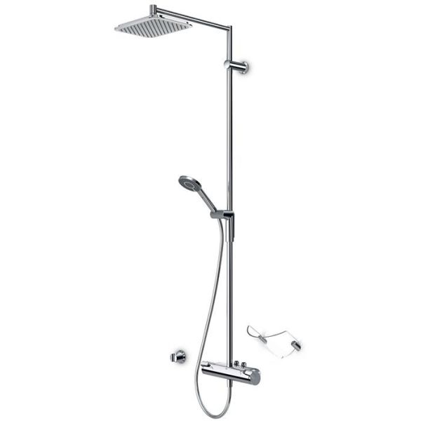 Takduschpaket Oras Optima Rain Shower 7157 med takduschset och blandare 40 c/c