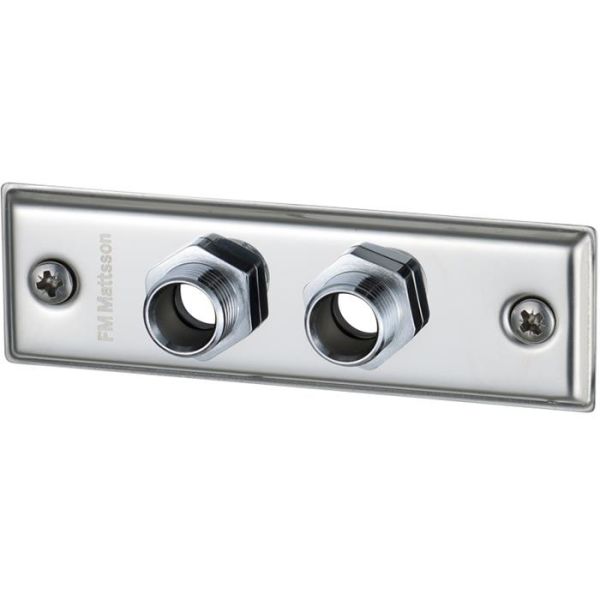 Väggbricka FM Mattsson 8530651 2-håls 15 x G15