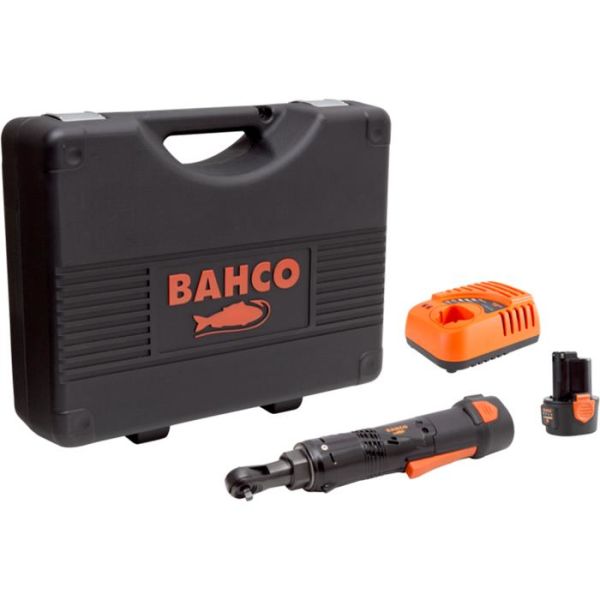 Skrallehåndtak Bahco BCL31R1K1 med 2,0Ah-batterier og lader