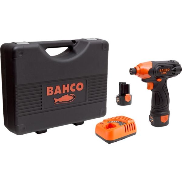 Slagskrutrekker Bahco BCL31IS1K1 med 2,0Ah-batterier og lader