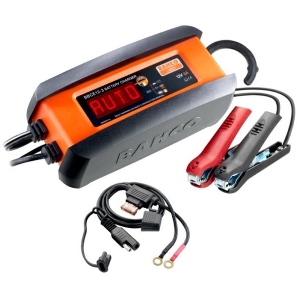 Batteriladdare Bahco BBCE12-3 3 A, för 12 V-batterier