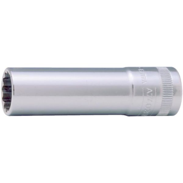 Tolvkantpipe Bahco A7402DZ-11/16 3/8", lang modell, tomme 11/16"