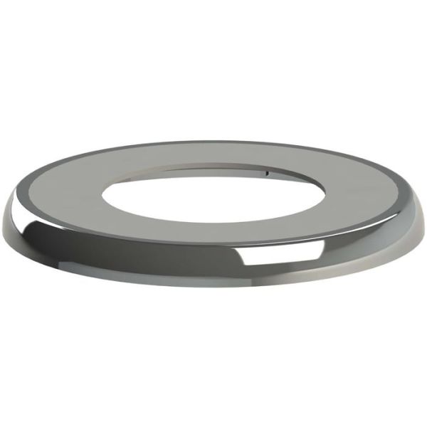 Vulkbricka Faluplast 51005 för rör och muff, krom För rör dy. 28-38 mm