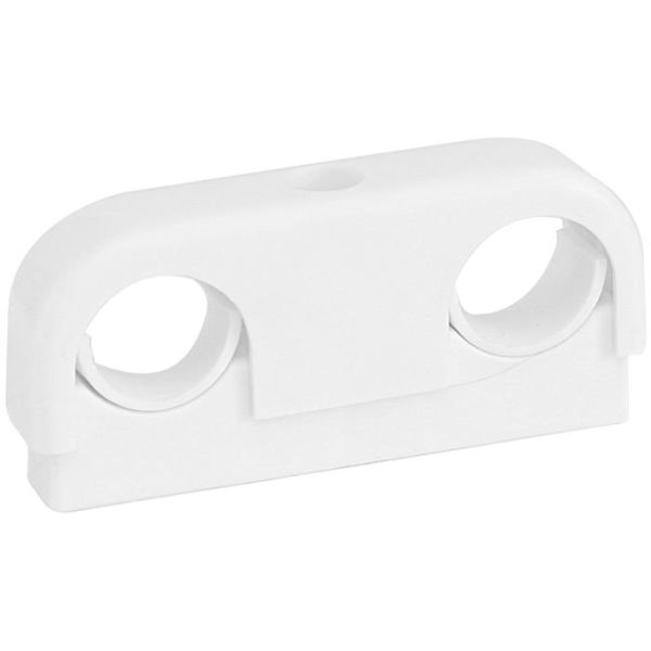 Rörklämma Faluplast Original 16900 dubbel, 22-28 mm, vit