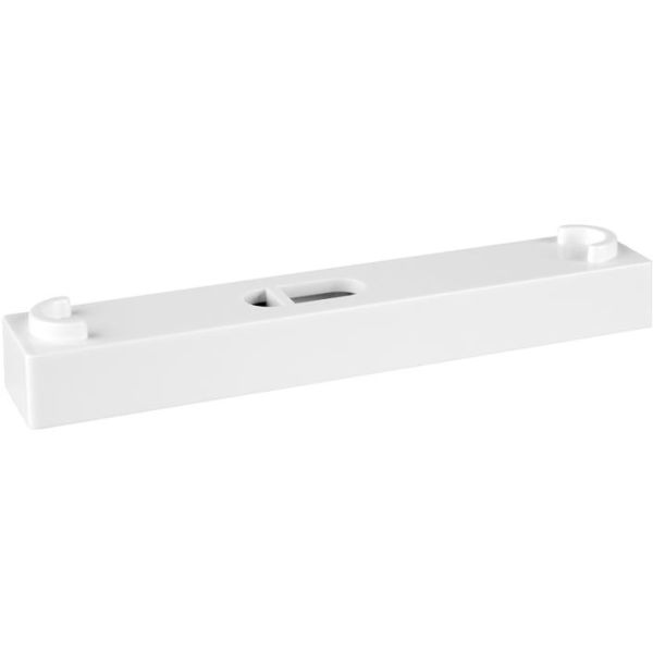 Distanskloss Faluplast 16410 10 x 90 mm, för dubbelklämma, vit