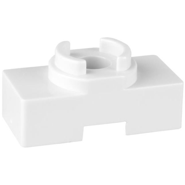 Distanskloss Faluplast 14310 10 x 33 mm, för enkelklämma Vit