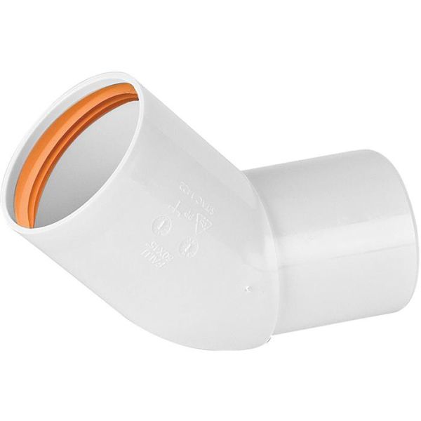Böj Faluplast 2316168 50 mm, instick/slätända