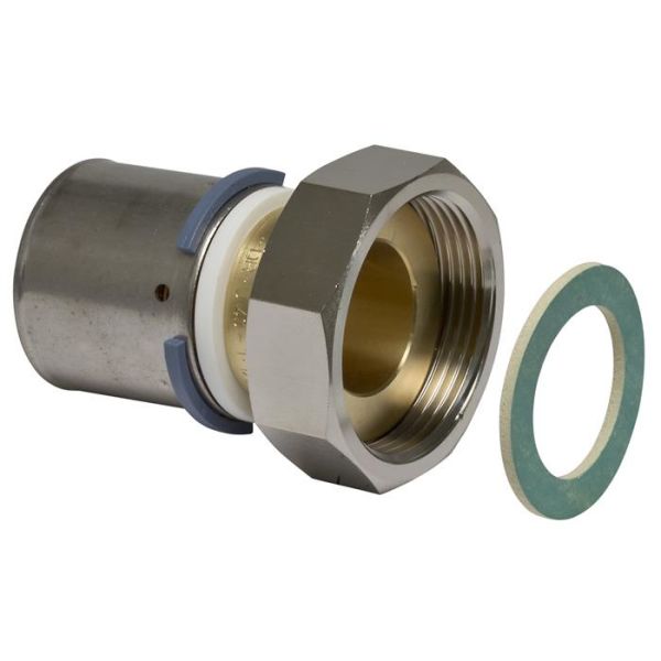 Presskoppling Uponor 1878155 med löpmutter, 40 x 40 mm