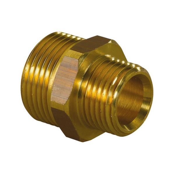 Dubbelnippel Uponor 2417921 G20 x G15, utv. gänga