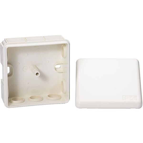 Koblingsboks Schneider Electric Mureva U56 uten kobling, med klicklock