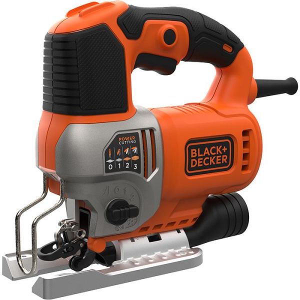Sticksåg Black & Decker BES610K-QS med kitbox, 650 W
