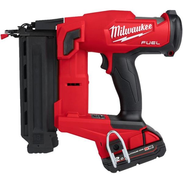Dyckertpistol Milwaukee M18 FN18GS-202X med 2,0Ah batterier och laddare