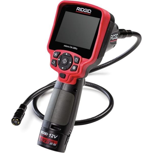 Videoskop Ridgid Micro CA-350x med batteri og lader