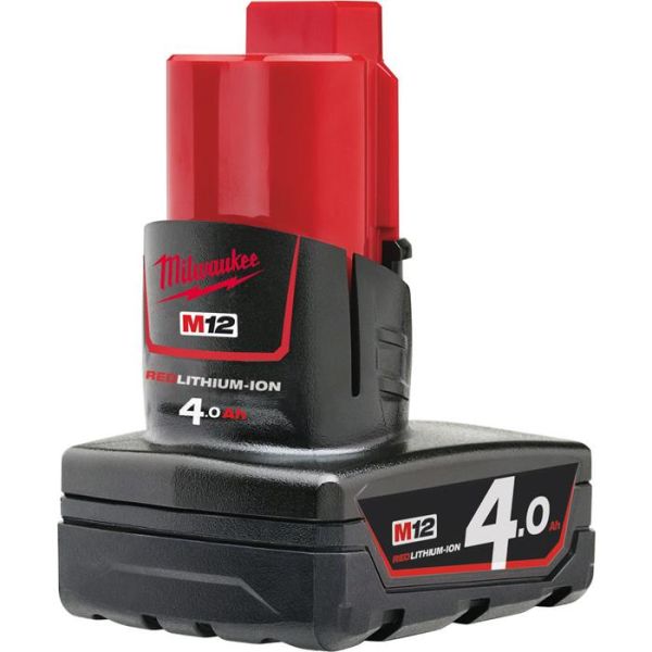 Li-Ion batteri Milwaukee M12 B4 12V 4,0Ah