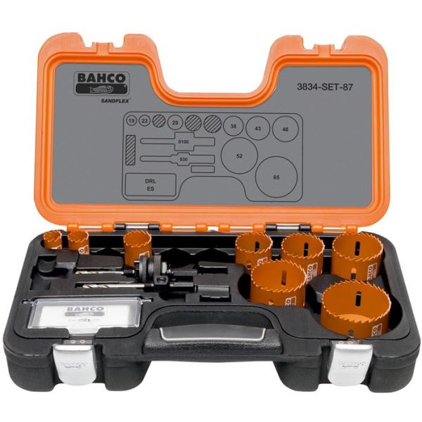 Hullsagsett Bahco 3834-SET-87