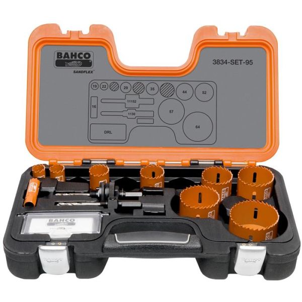 Hullsagsett Bahco 3834-SET-95